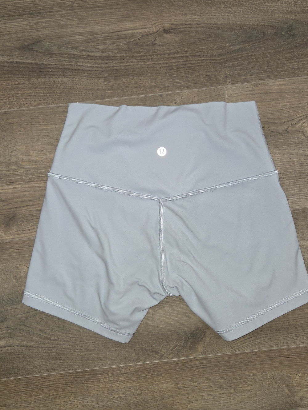 Lululemon Light Blue Align Biker Shorts 6